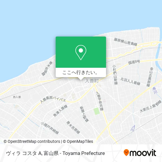 ヴィラ コスタ A地図