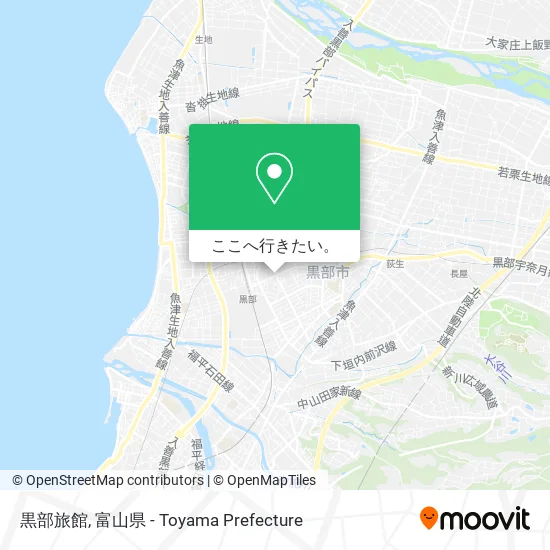 黒部旅館地図