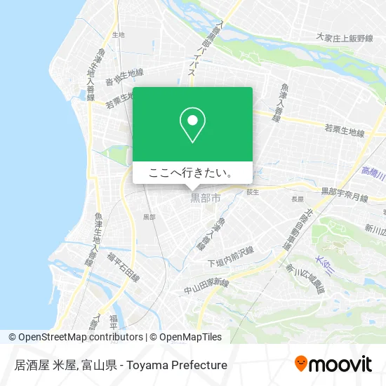 居酒屋 米屋地図