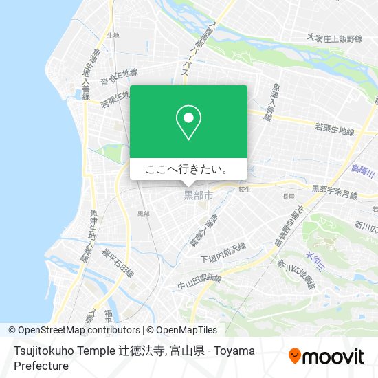 Tsujitokuho Temple 辻徳法寺地図
