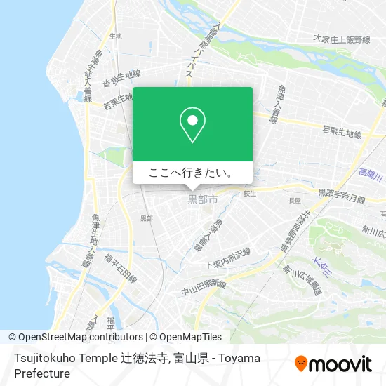 Tsujitokuho Temple 辻徳法寺地図