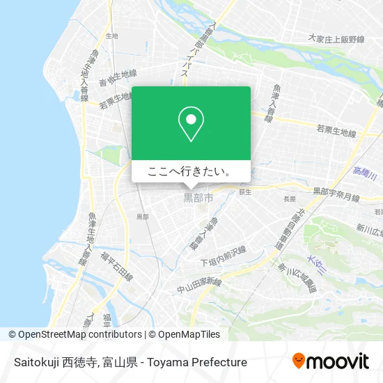 Saitokuji 西徳寺地図