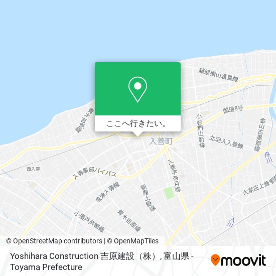 Yoshihara Construction 吉原建設（株）地図