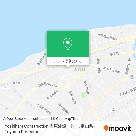 Yoshihara Construction 吉原建設（株）地図