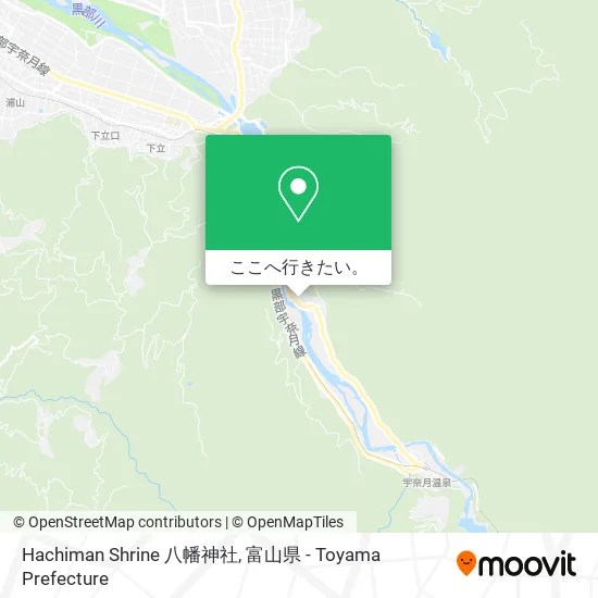 Hachiman Shrine 八幡神社地図