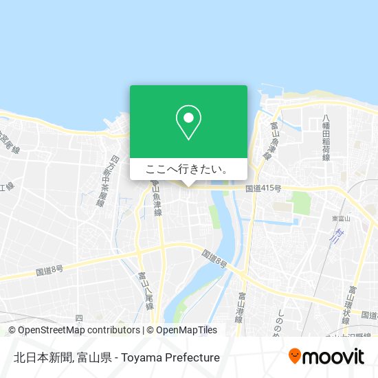 北日本新聞地図