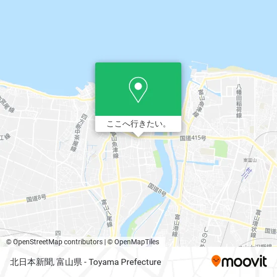 北日本新聞地図