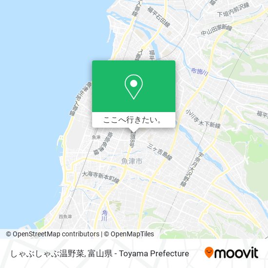 しゃぶしゃぶ温野菜地図