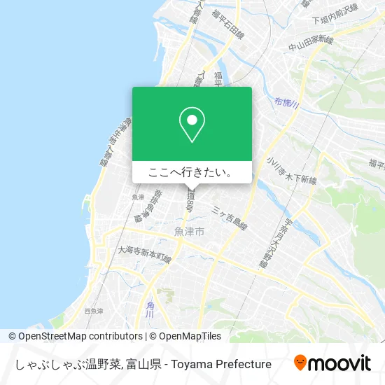 しゃぶしゃぶ温野菜地図