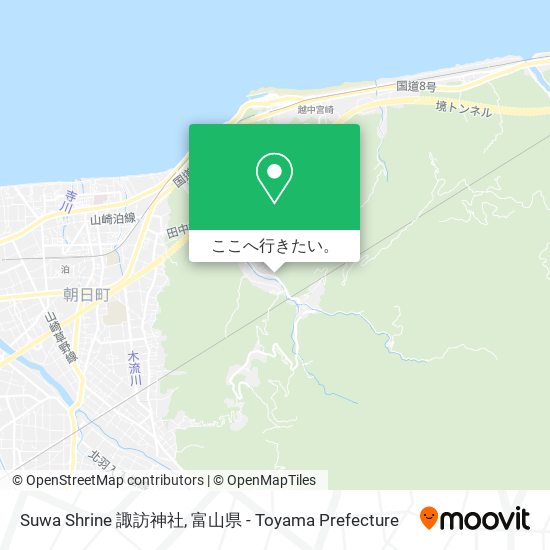 Suwa Shrine 諏訪神社地図