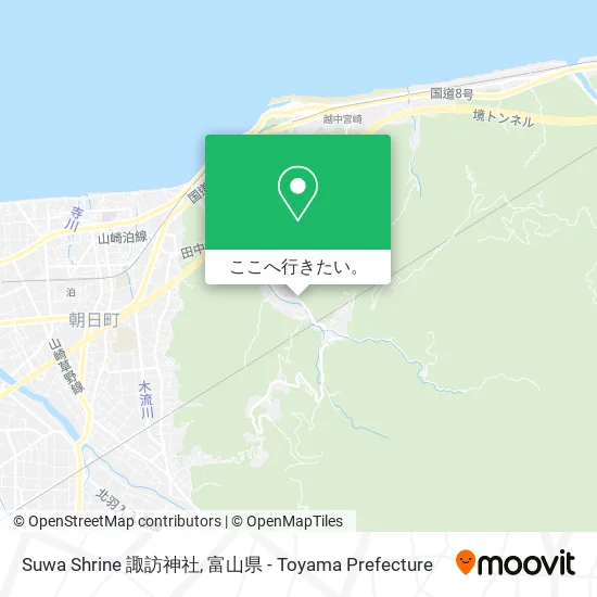 Suwa Shrine 諏訪神社地図