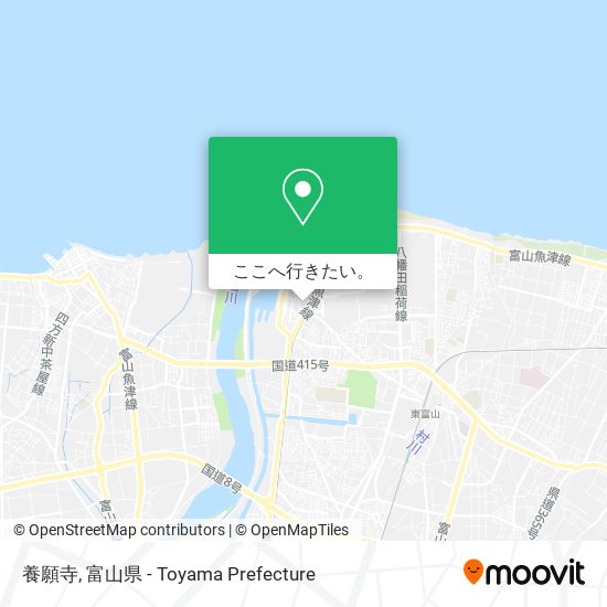 養願寺地図