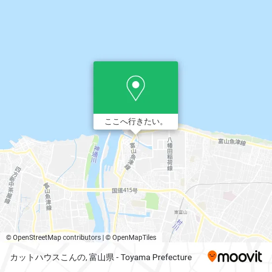 カットハウスこんの地図