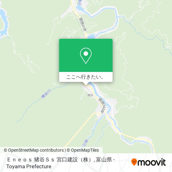 Ｅｎｅｏｓ 猪谷Ｓｓ 宮口建設（株）地図