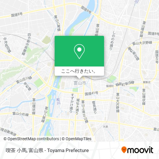 喫茶 小馬地図