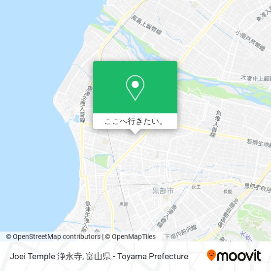 Joei Temple 浄永寺地図
