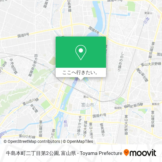 牛島本町二丁目第2公園地図