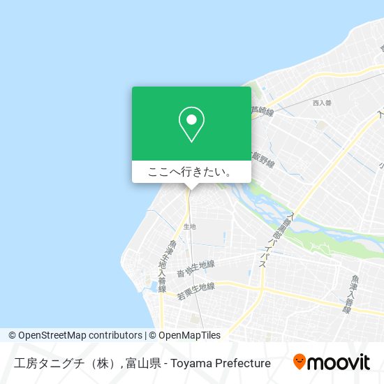 工房タニグチ（株）地図