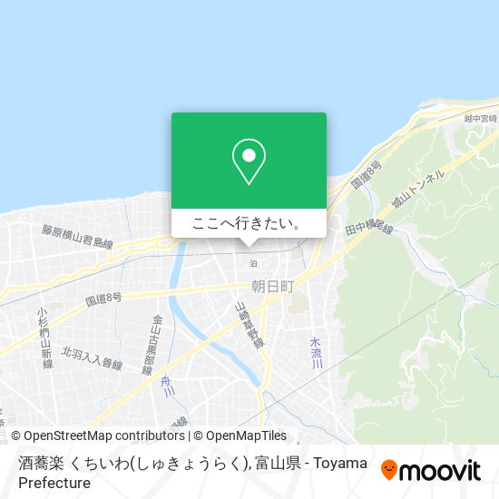 酒蕎楽 くちいわ(しゅきょうらく)地図