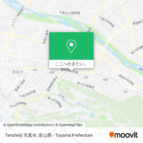 Tenshinji 天真寺地図