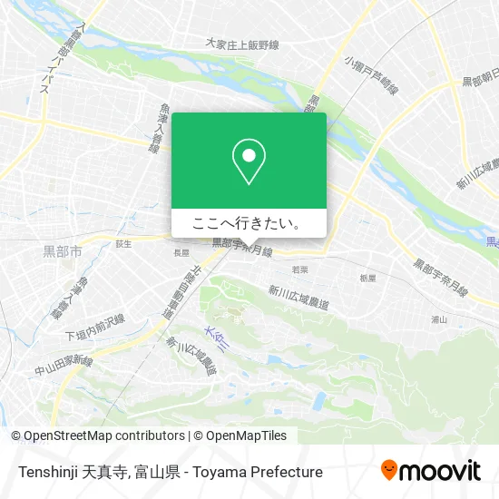Tenshinji 天真寺地図