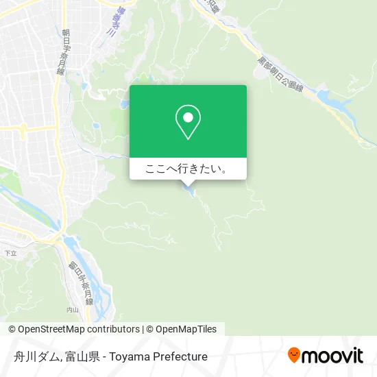 舟川ダム地図