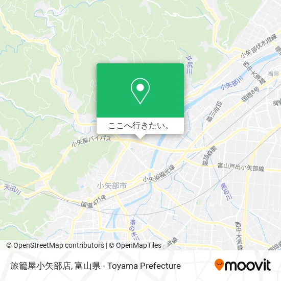 旅籠屋小矢部店地図