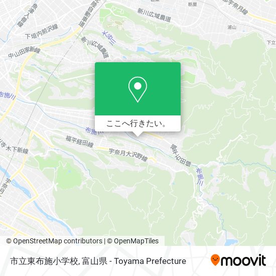 市立東布施小学校地図