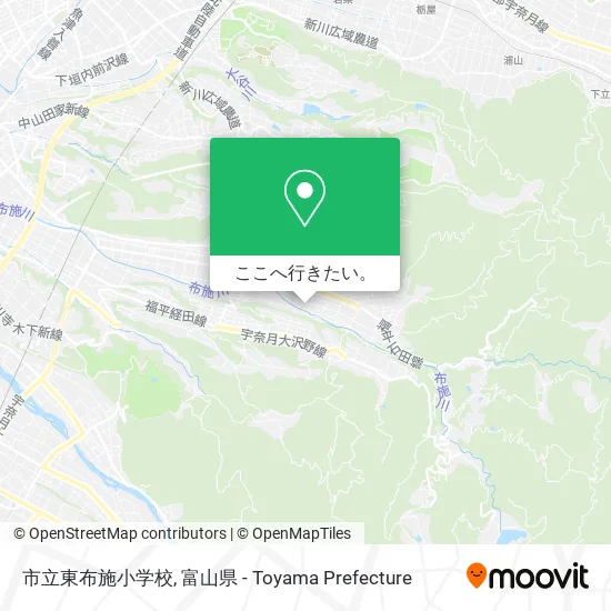 市立東布施小学校地図