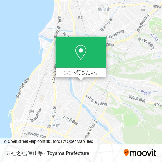 五社之社地図