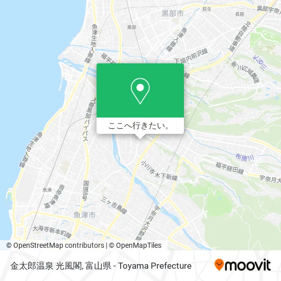 金太郎温泉 光風閣地図