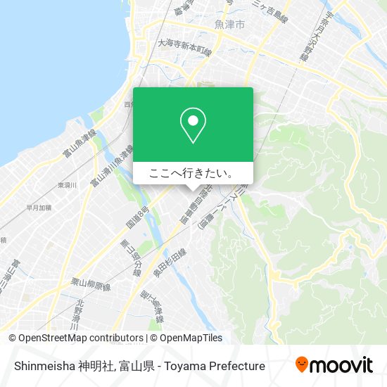 Shinmeisha 神明社地図