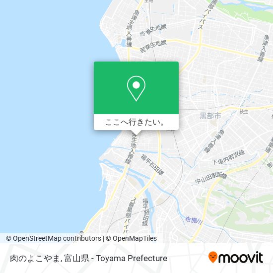 肉のよこやま地図