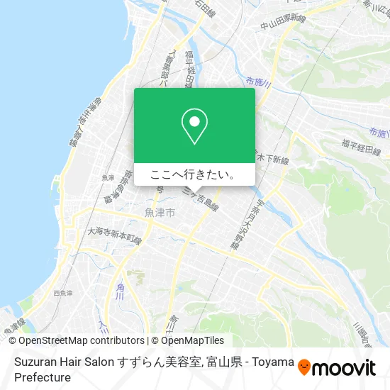 Suzuran Hair Salon すずらん美容室地図