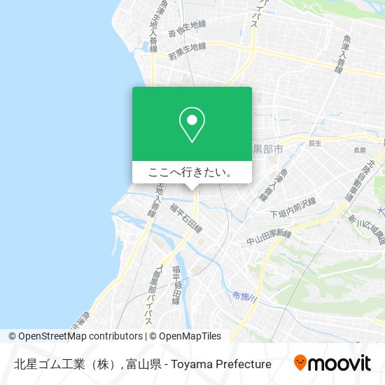 北星ゴム工業（株）地図