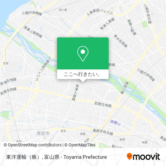 東洋運輸（株）地図