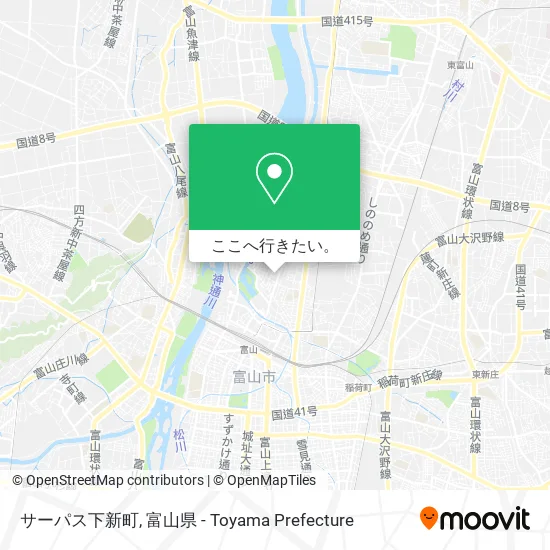 サーパス下新町地図
