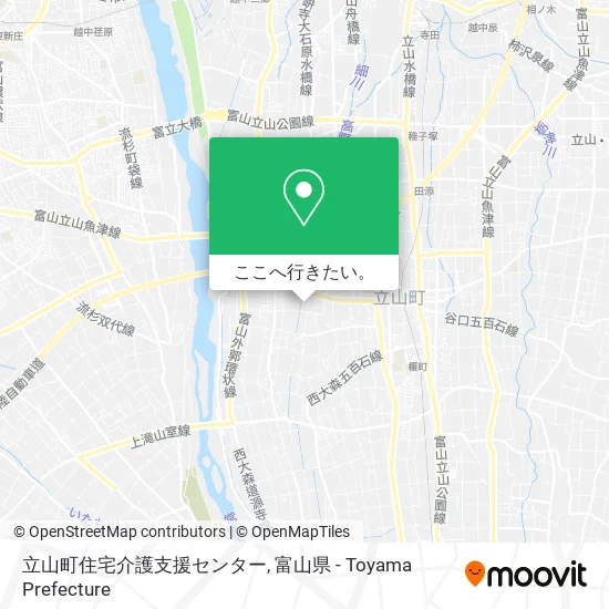 立山町住宅介護支援センター地図