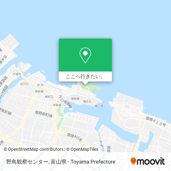 野鳥観察センター地図