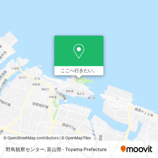 野鳥観察センター地図