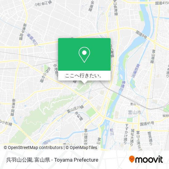 呉羽山公園地図