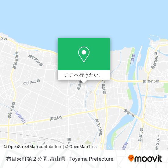 布目東町第２公園地図