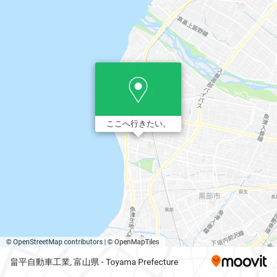 畠平自動車工業地図