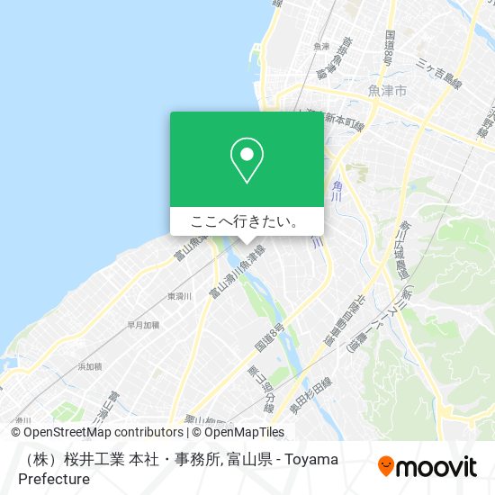 （株）桜井工業 本社・事務所地図