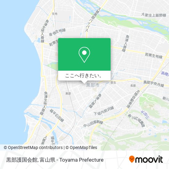 黒部護国会館地図