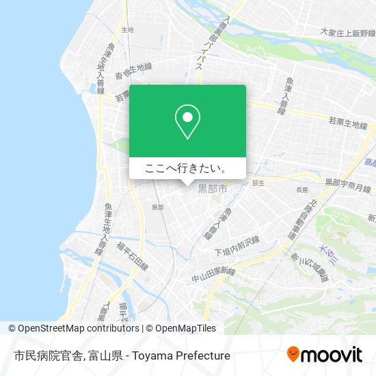 市民病院官舎地図