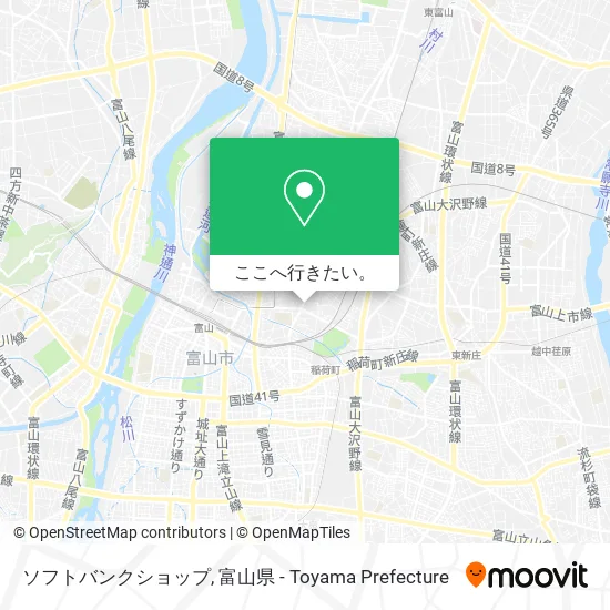 ソフトバンクショップ地図