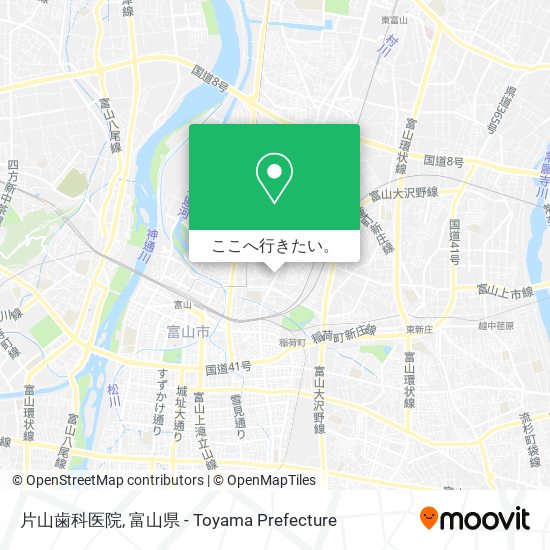 片山歯科医院地図