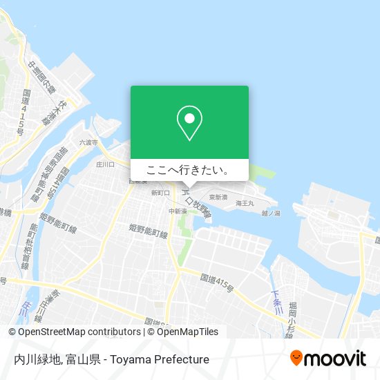 内川緑地地図