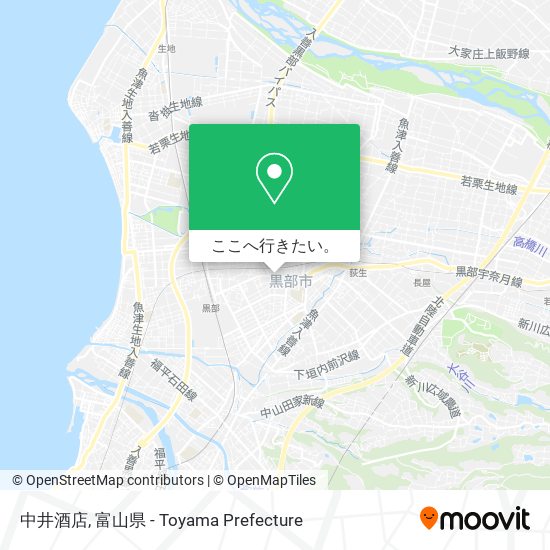 中井酒店地図